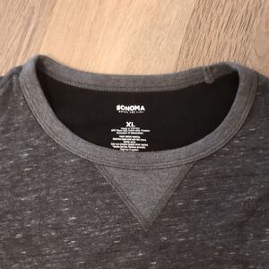 Sonoma Men's Charcoal Crewneck Sweater